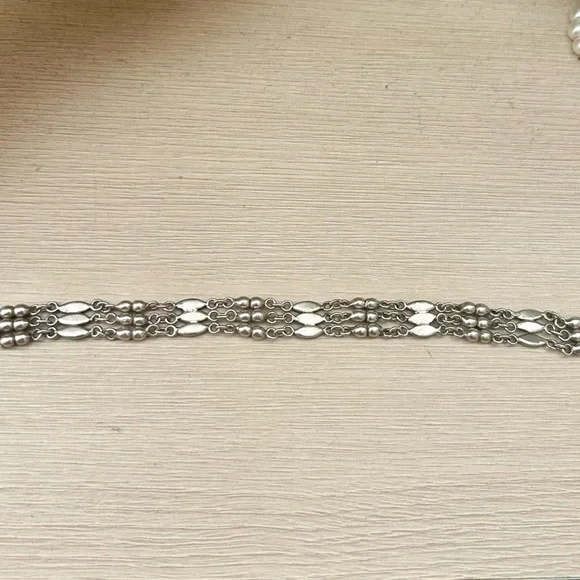 Sterling Silver Multi-Strand Bracelet (Repair Project) - Picture 2 of 2